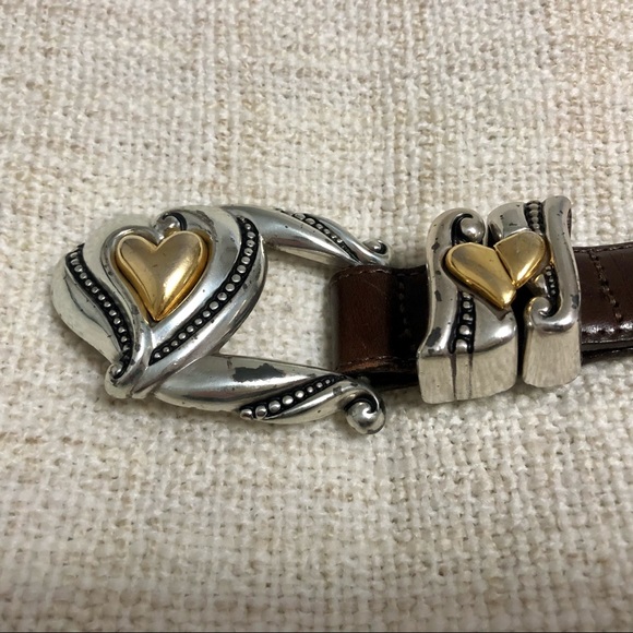 Brighton Vintage Two Tone Belt Brown - Picture 6 of 6